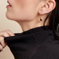 Histoire d'Or Créoles Gold Aura Acier Jaune