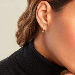 Créoles Grazyna Or Jaune Topaze Oxyde De Zirconium-Histoire d'Or