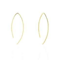 Histoire d'Or Créoles Helle Amande Or Jaune