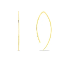 Histoire d'Or Créoles Helle Amande Or Jaune