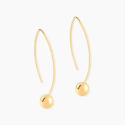 Histoire d'Or Créoles Helle Amande Or Jaune