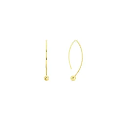 Histoire d'Or Créoles Helle Amande Or Jaune