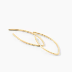 Histoire d'Or Créoles Helle Amande Or Jaune