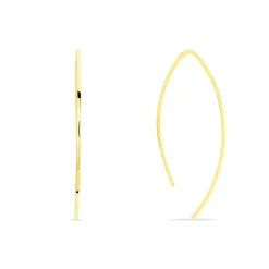 Histoire d'Or Créoles Helle Amande Or Jaune