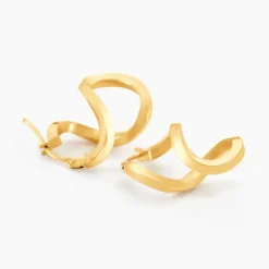 Histoire d'Or Créoles Helmine Or Jaune