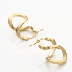 Histoire d'Or Créoles Helmine Or Jaune