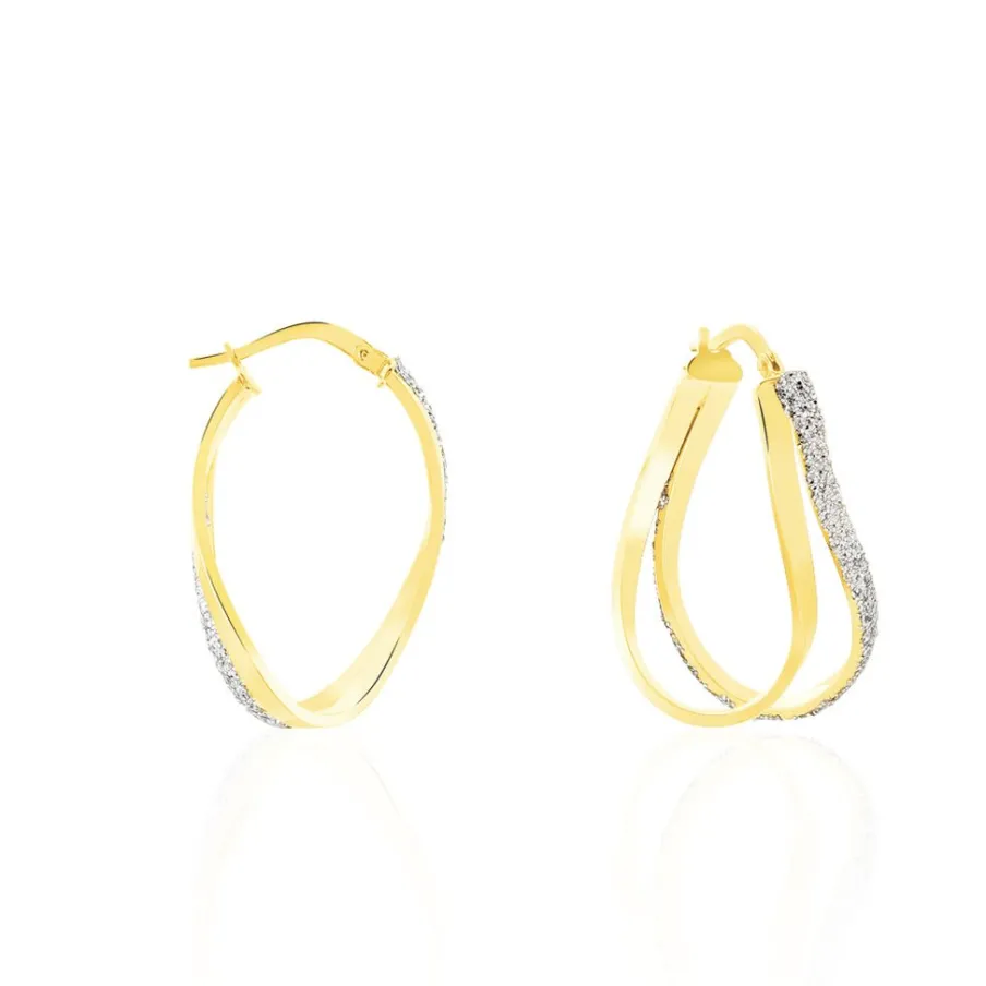 Histoire d'Or Créoles Ianis Or Bicolore