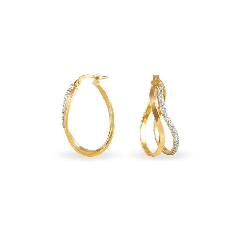 Histoire d'Or Créoles Ianis Or Bicolore