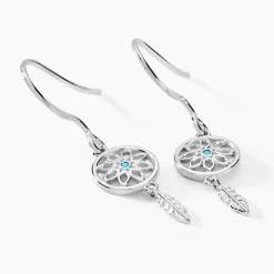 Histoire d'Or Créoles Islene Argent Blanc Oxyde De Zirconium