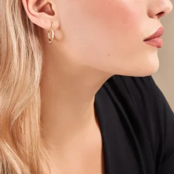 Histoire d'Or Créoles Keelan Or Jaune