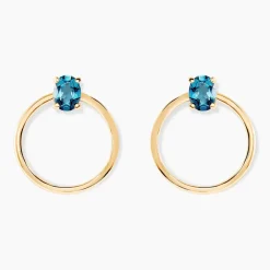 Créoles Kip Or Jaune Topaze-Histoire d'Or Discount