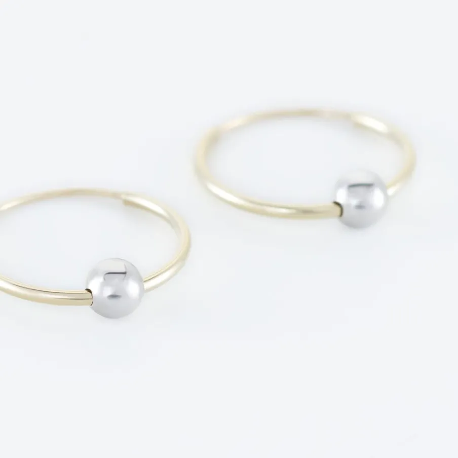 Histoire d'Or Créoles Kirsa Or Bicolore