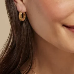 Histoire d'Or Créoles Leonius Or Jaune