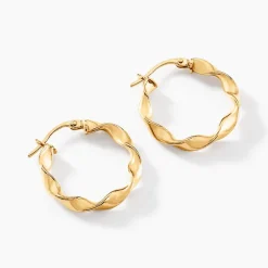 Histoire d'Or Créoles Lexus Or Jaune