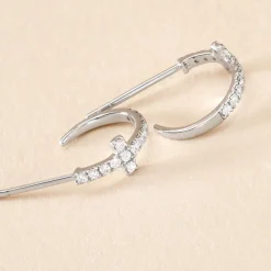 Histoire d'Or Créoles Like A Virgin De Zirconium