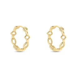 Histoire d'Or Créoles Linka Plaqué Or Jaune