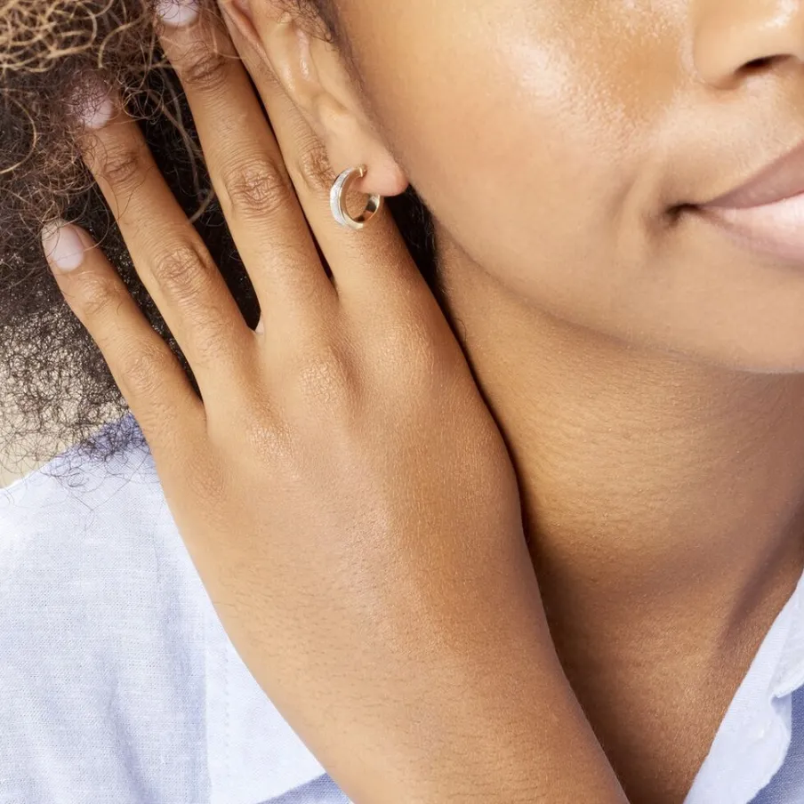 Histoire d'Or Créoles Lolicia Or Bicolore