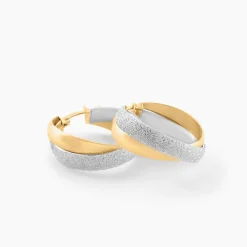 Histoire d'Or Créoles Lolly Or Bicolore