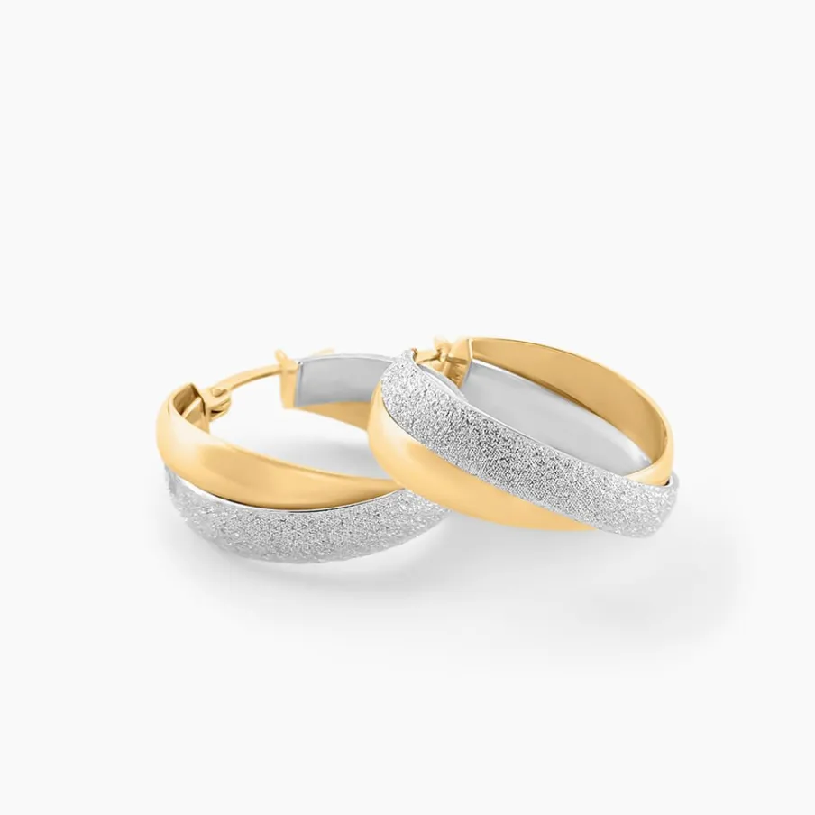 Histoire d'Or Créoles Lolly Or Bicolore