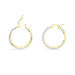 Histoire d'Or Créoles Lolly Or Bicolore