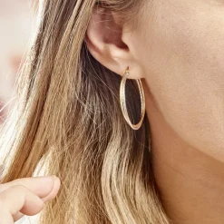 Histoire d'Or Créoles Maelia Or Bicolore