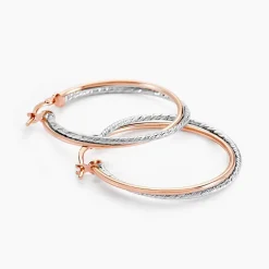 Histoire d'Or Créoles Maelia Or Bicolore