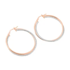 Histoire d'Or Créoles Maelia Or Bicolore