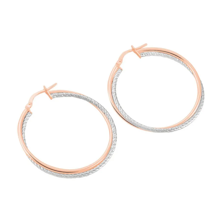 Histoire d'Or Créoles Maelia Or Bicolore