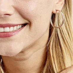 Histoire d'Or Créoles Maelia Or Bicolore