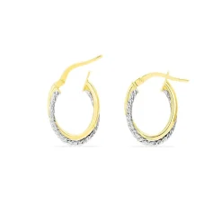 Histoire d'Or Créoles Maelia Or Bicolore