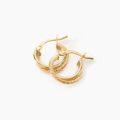 Histoire d'Or Créoles Maelia Or Jaune