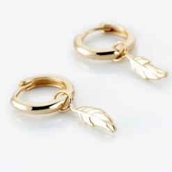 Histoire d'Or Créoles Meira Plaqué Or Jaune