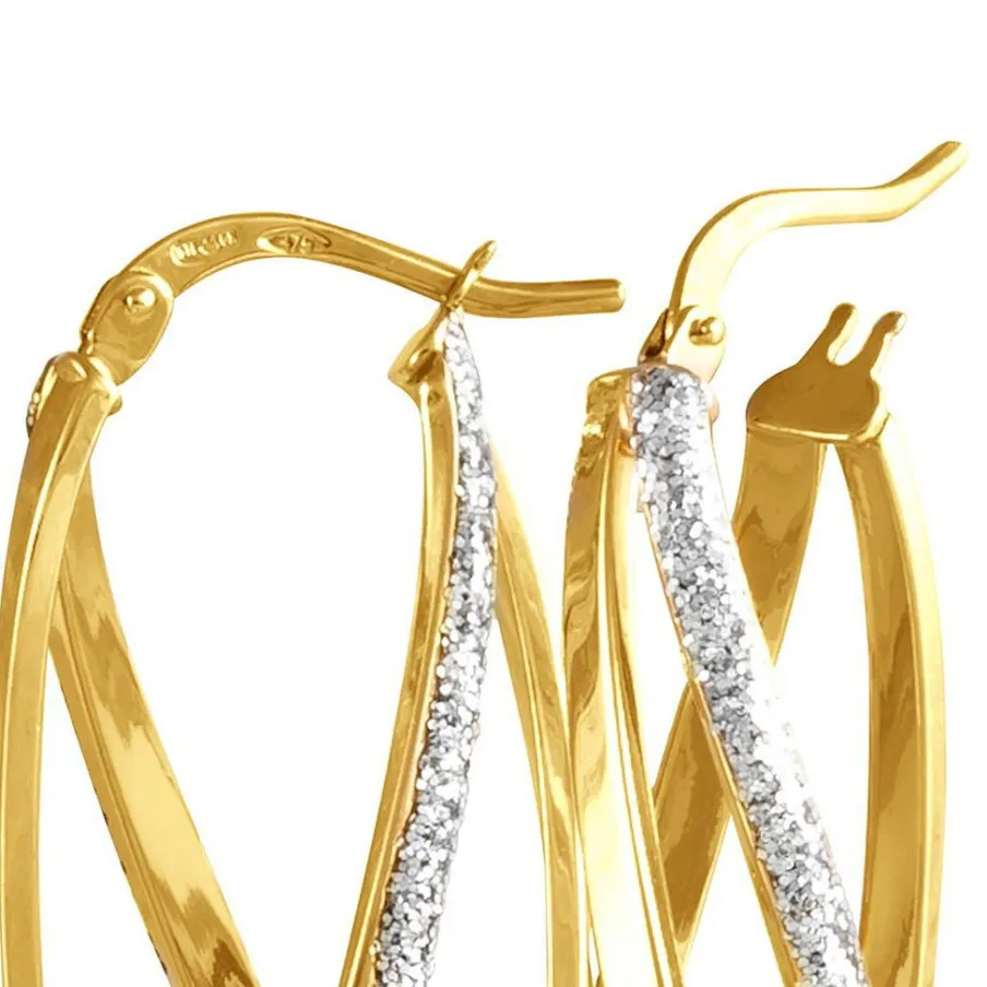 Histoire d'Or Créoles Merilyn Or Bicolore