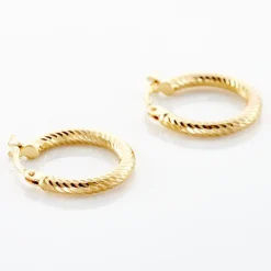 Histoire d'Or Créoles Merraine Or Jaune