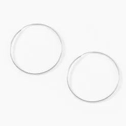 Histoire d'Or Créoles Muses Flexibles Or Blanc