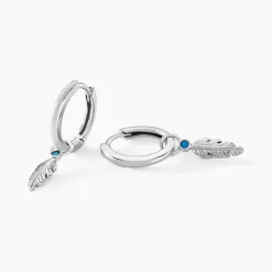 Histoire d'Or Créoles Nahara Argent Blanc Oxyde De Zirconium