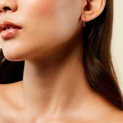 Histoire d'Or Créoles Onora Or Jaune Rubis