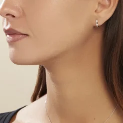 Histoire d'Or Créoles Or Jaune Aaren Diamants