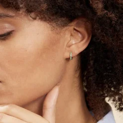 Créoles Or Jaune Killian Emeraudes-Histoire d'Or Best