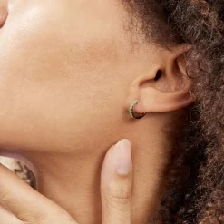 Créoles Or Jaune Killian Emeraudes-Histoire d'Or Best