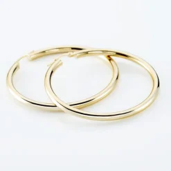 Histoire d'Or Créoles Or Jaune Rond