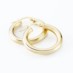 Histoire d'Or Créoles Or Jaune Rond