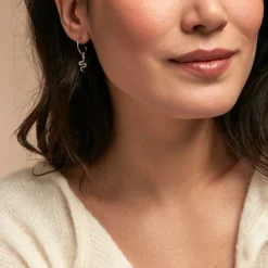 Histoire d'Or Créoles Oria Argent Blanc