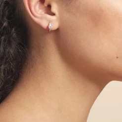 Créoles Plaqué Or Laurick Oxydes De Zirconium-Histoire d'Or Discount