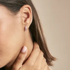 Créoles Rio Argent Blanc Oxyde De Zirconium-Histoire d'Or Outlet