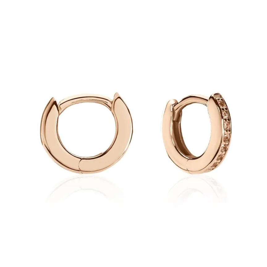 Créoles Rio Argent Blanc Oxyde De Zirconium-Histoire d'Or Online