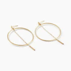 Histoire d'Or Créoles Roxana Cercles Ajourés Or Jaune