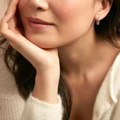 Histoire d'Or Créoles Sofia Argent Blanc