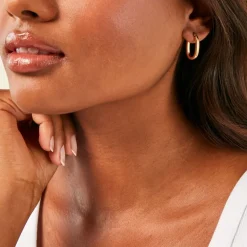 Histoire d'Or Créoles Sostrate Or Jaune