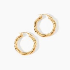 Histoire d'Or Créoles Tegan Or Jaune